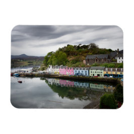 Färgfyllda hus i Portree, Skye Magnet