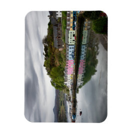 Färgfyllda hus i Portree, Skye Magnet