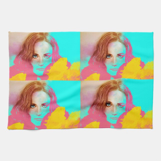 Färgfyllda, illustrerade kökshanddukar - Intense (Horisontell)