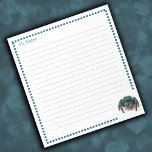 Färgfyllda jumpande spider Kids Anteckningsblock<br><div class="desc">Anpassa utformningen av det här söta namn, smeknamnet eller sloganen för att hoppa över spindelanteckningsblocket. Bilden i den här designen har en söt hoppande spindel i blått och grönt. Flickor och pojkar i alla åldrar kommer att tycka om att skapar anteckningar, doppa eller teckning på det här anteckningsblocket. Ta upp...</div>
