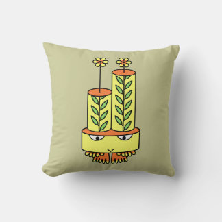 Färgfyllda kawaii söta tecknade figurer-kuddar kudde