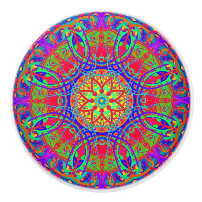 Färgfyllda kläder, möbler knopp (Framsidan)