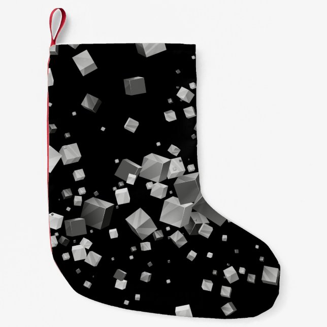 Färgfyllda kuber 4 liten julstrumpa (Framsidan)