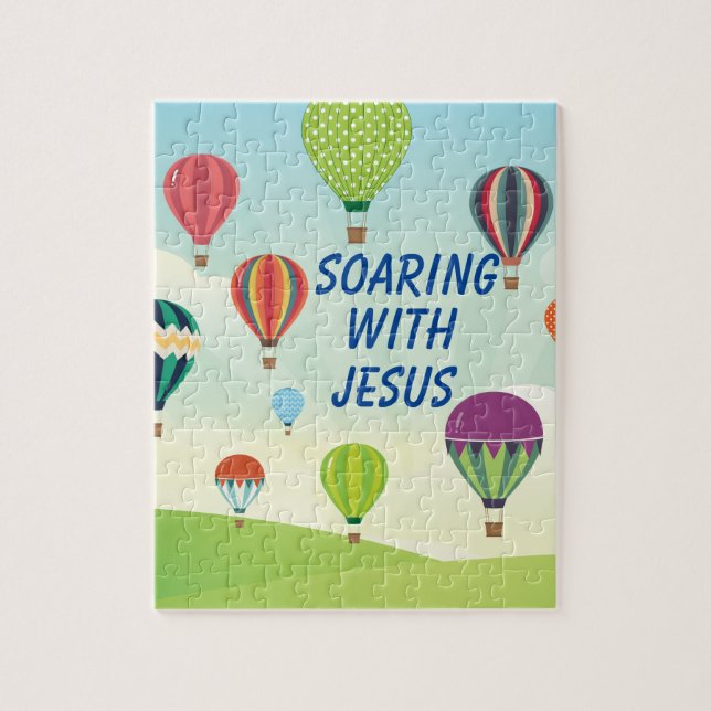 Färgfyllda luftballonger barn firande pussel (Vertikal)