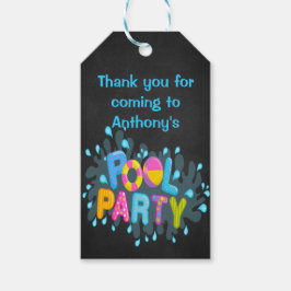 Färgfyllda Märkre i Party Personlig Gift-Bassäng Presentetikett