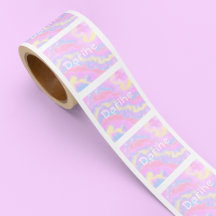 Färgfyllda miniatyrdiagram Regbow Girly
