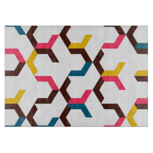 Färgfyllda, moderna, coola-trendigets chevron-pilf