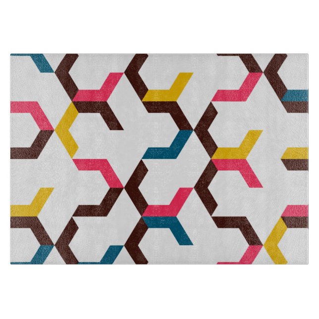 Färgfyllda, moderna, coola-trendigets chevron-pilf (Framsidan)