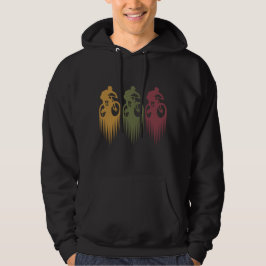 Färgfyllda MTB-kläder i bergscykeln Hoodie
