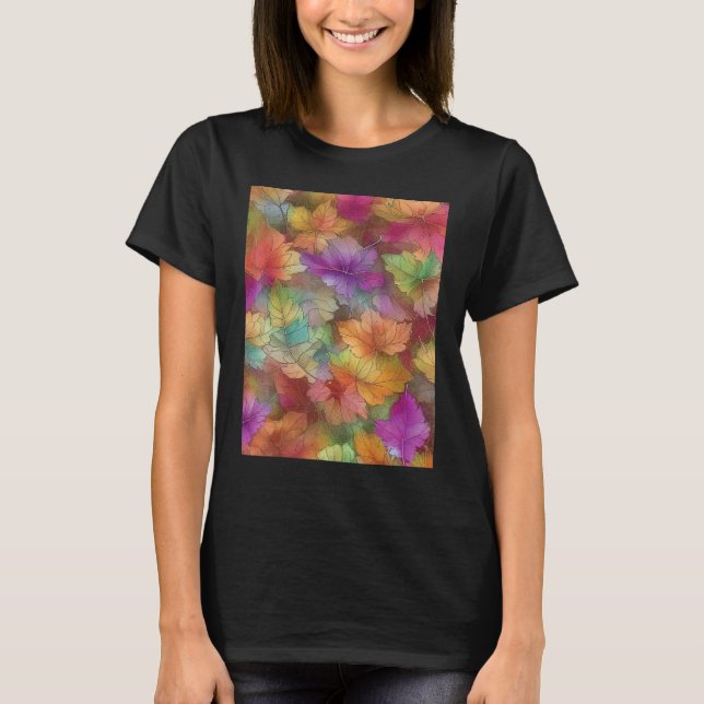 Färgfyllda mykologisvampar för och svampar t shirt (Framsida)
