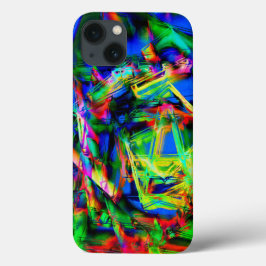 Färgfyllda nedfläckader för grönt, fel penseldrag