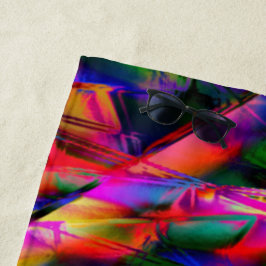 Färgfyllda nedfläckader med felaktiga penseldrag