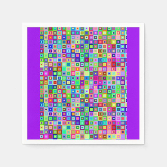 Färgfyllda Pappra blöjor Pappersservett (Framsidan)