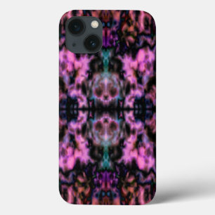 Färgfyllda psykedeliska kaleidoskop döskallar möns