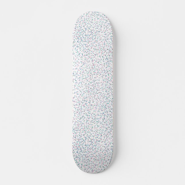Färgfyllda punkter i Vår  Mini Skateboard Bräda 18,5 Cm (Framsida)