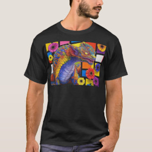 Färgfyllda Rahu Smells Flowers T Shirt