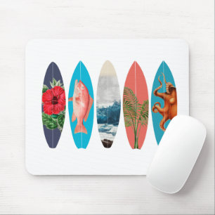 Färgfyllda Retro-yfboard Mönster Musmatta