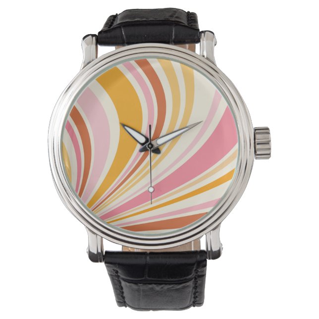 Färgfyllda retrovibes armbandsur (Framsida)