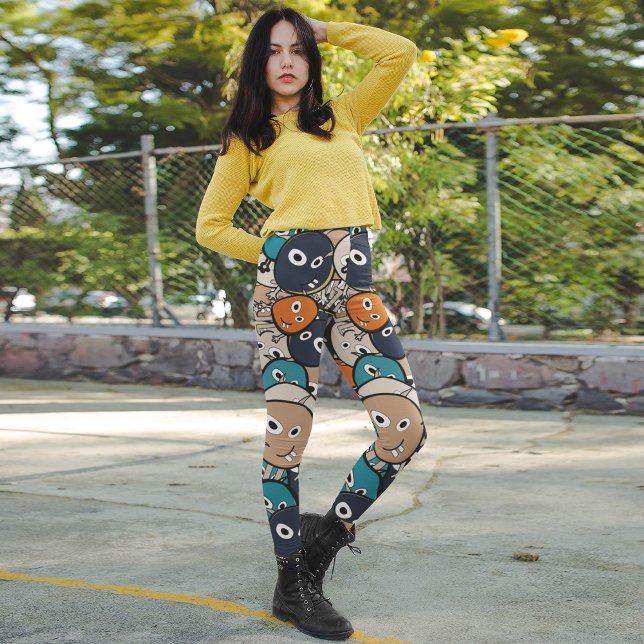 Färgfyllda scenmonster leggings (Skapare uppladdad)