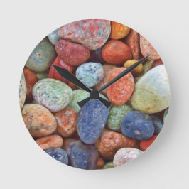 Färgfyllda Småstarna Akrylväggslås Rund Klocka