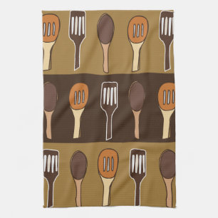 Färgfyllda spatula Kitchen Cooking Utensils Kökshandduk