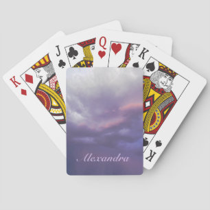 Färgfyllda stormmoln casinokort