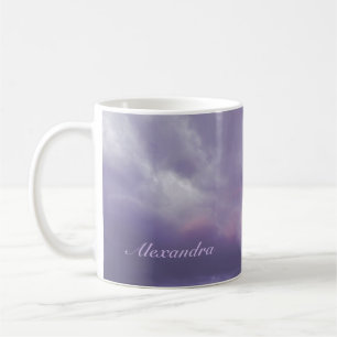 Färgfyllda stormmoln kaffemugg