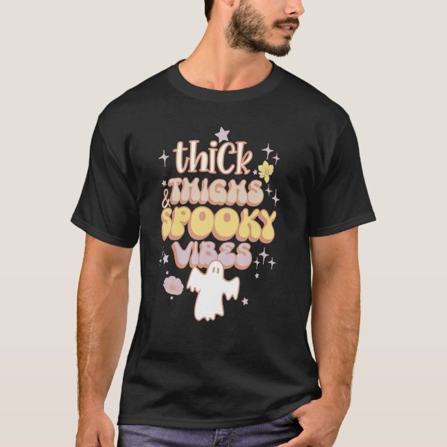 Färgfyllda tjocka lår och taloky vibes Hallo T Shirt (Framsida)