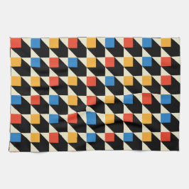 Färgfyllda torntorn för kök kökshandduk