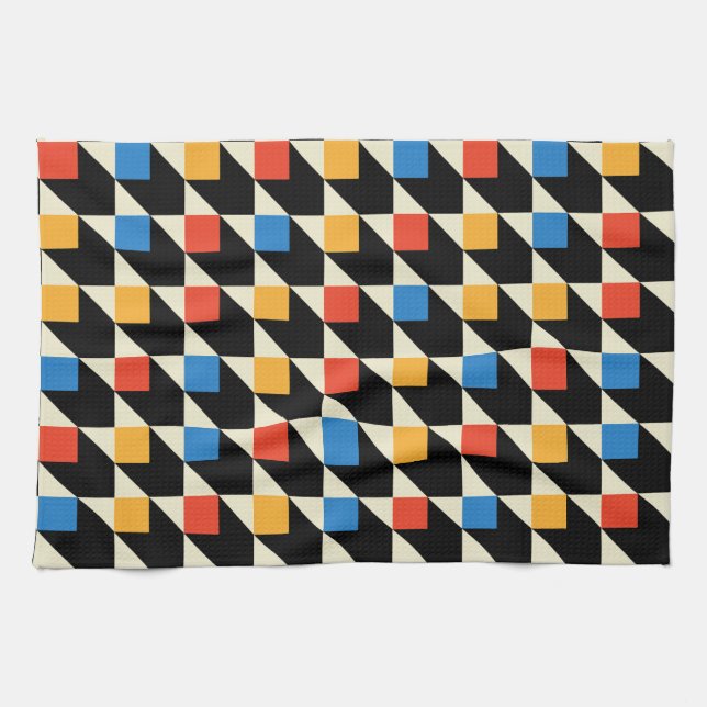 Färgfyllda torntorn för kök kökshandduk (Horisontell)