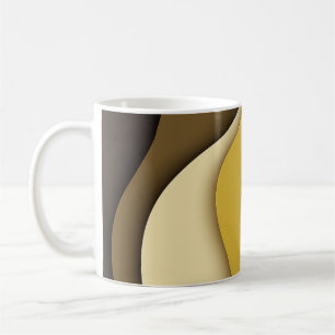 Färgfyllda trålar med Färg vid 7 Färg Abstrakt Kaffemugg