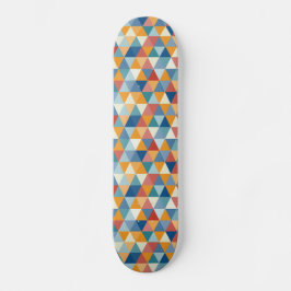 Färgfyllda trianglar A Mini Skateboard Bräda 18,5 Cm