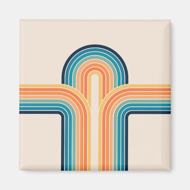 Färgfyllda trippelreflexer magnet (Framsidan)