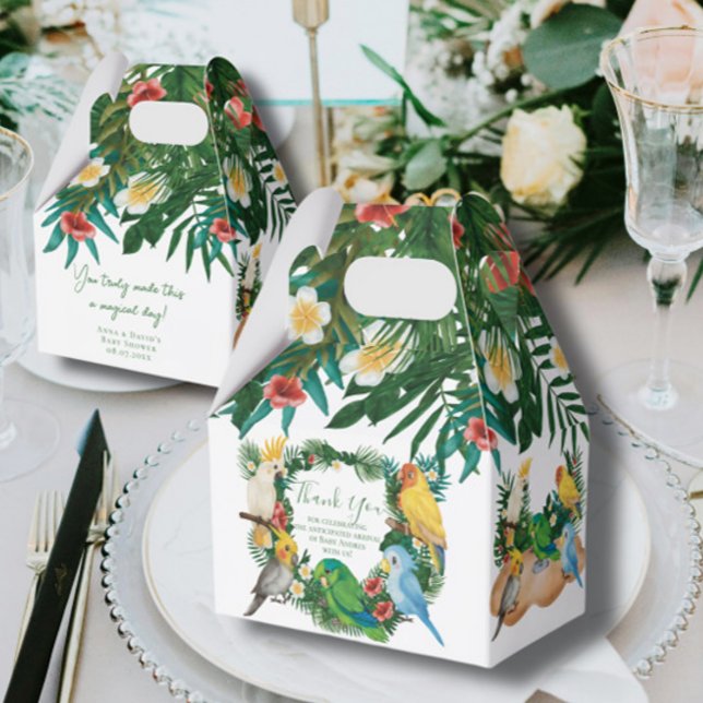 Färgfyllda tropiska paprikötter exotiska fågelbaby presentaskar (Skapare uppladdad)