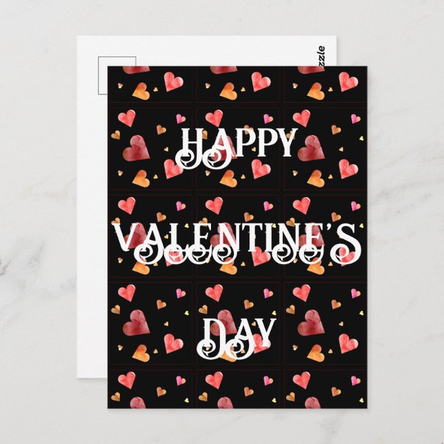 Färgfyllda vattenfärghistorier vykort (Fram/baksida)