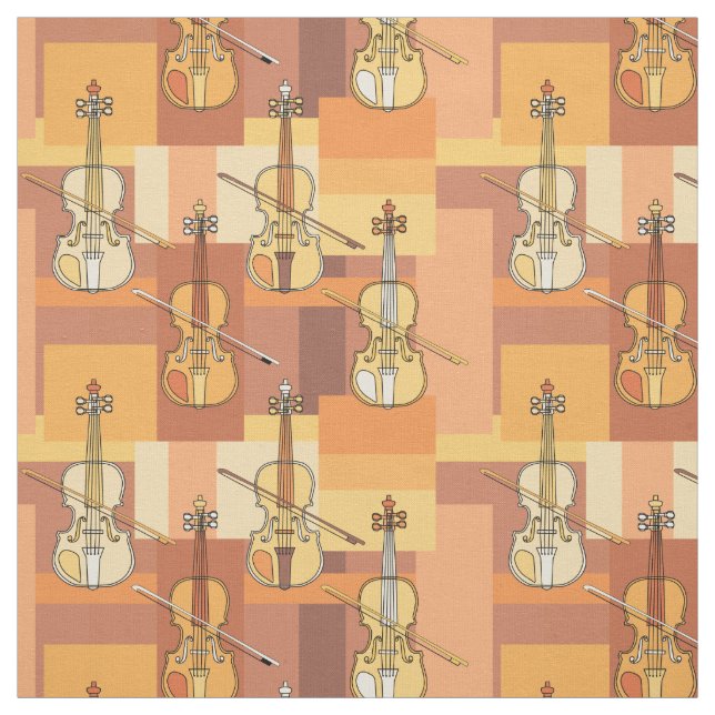 Färgfyllda violinblock tyg (Provkarta)
