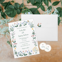 Färgfyllda Whimsique Flowers Bröllop