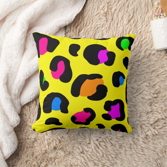 Färgfyllnad, kute Pillow Kudde (Filt)