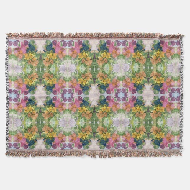 Färgfyllnadsfärg för vattenfärgsfärg för Mönster Filt (Framsidan)