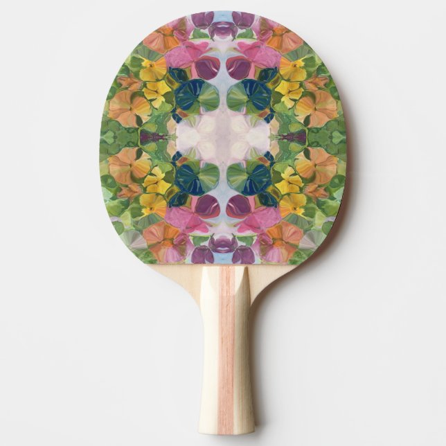 Färgfyllnadsfärg för vattenfärgsfärg för Mönster Pingisracket (Framsidan)