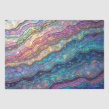 Färgfyllt Abalone Ripples-papper