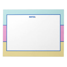 Färgfyllt Anteckningsblock