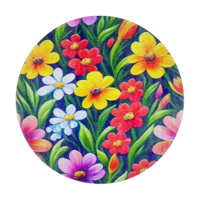 Färgfyllt blommönster (Framsidan)