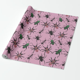 Färgfyllt Blommönster Presentpapper