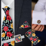 Färgfyllt Blommönster Slips<br><div class="desc">Färgt Blommönster.</div>