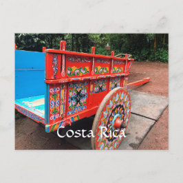 Färgfyllt Costa Rica Oxcart-vykort Vykort
