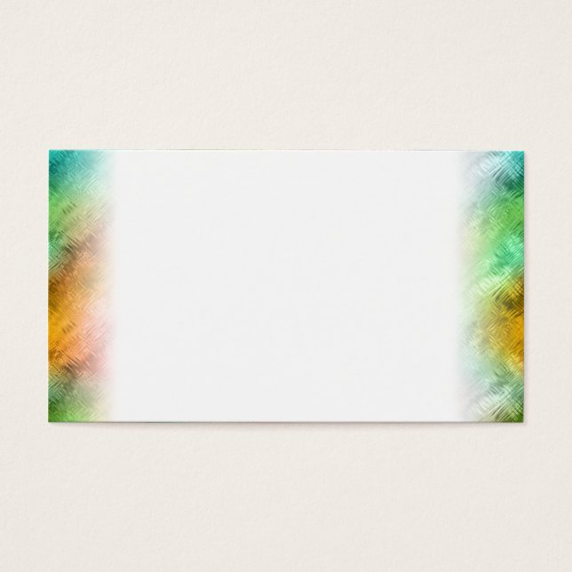Färgfyllt Crystal Glass Mönster Visitkort (Framsidan)