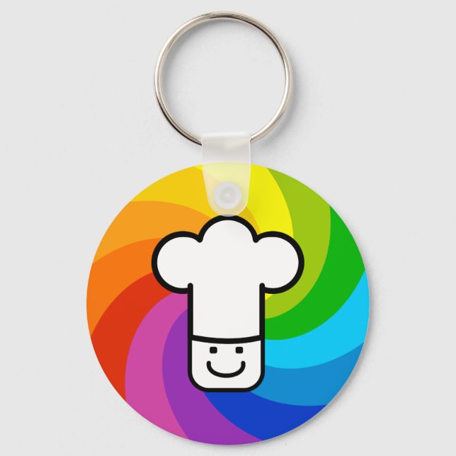 Färgfyllt Cuisine Nyckelring (Framsida)