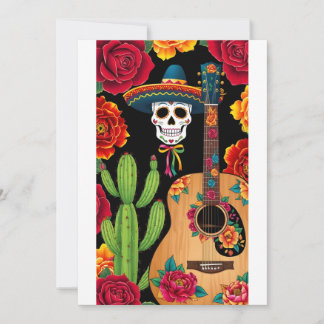 Färgfyllt Dahlia-vykort Inbjudningar