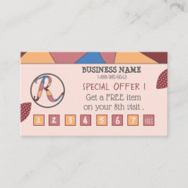 Färgfyllt förmånskort med Logotyp Lojalitetskort